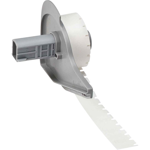 &eacute;tiquettes polyvalentes pour environnements difficiles, Polyester, 0,35" lo x 0,2" h, Noir sur transparent Nia-Chem Ltd.