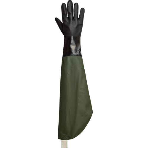 Gants r&eacute;sistants aux produits chimiques Chemstop, PVC, Doublure en Ouat&eacute;e Nia-Chem Ltd.
