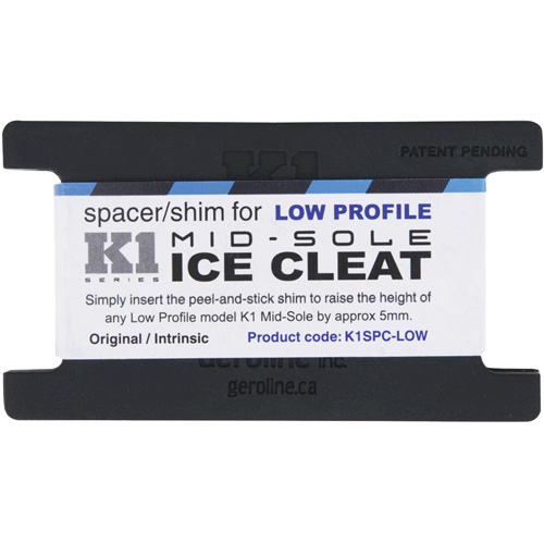 Cale mince pour crampons &agrave; glace pour la partie centrale K1 Nia-Chem Ltd.