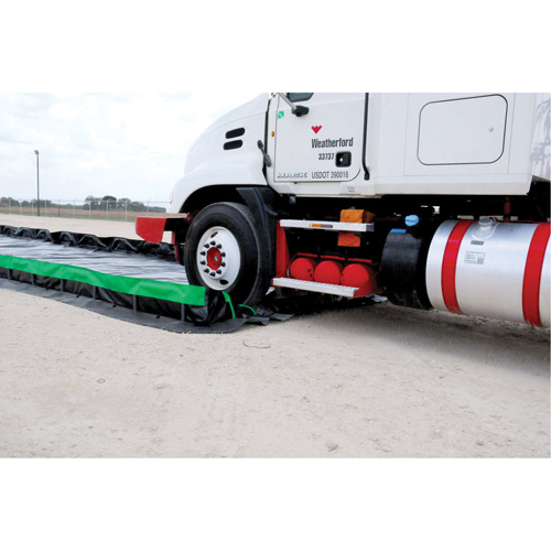 Ultimate Copolymer 2000 Ultra-Containment Berm&reg;, 5385 US gal. Capacity, 12' W x 60' L x 12" H, Hinge Bracket Nia-Chem Ltd.