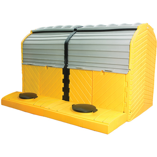 Trousse dextension sans drain pour Ultra-Hard Top Spill Pallets, 64" lo x 79" la x 62" h, Capacit&eacute; de charge 9000 lb Nia-Chem Ltd.