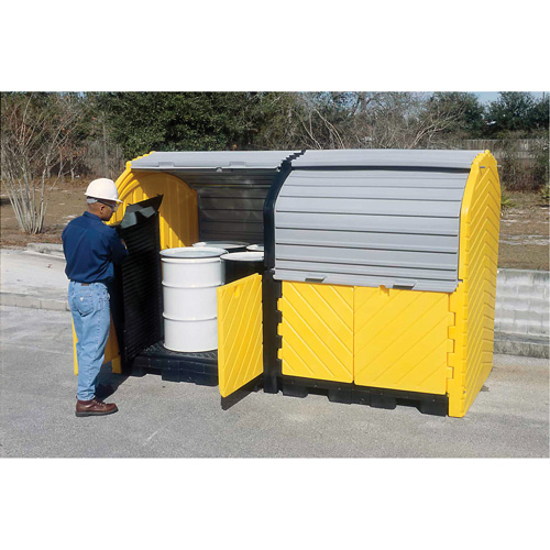 Kit dextension avec drain pour Ultra-Hard Top Spill Pallets, 64" lo x 79" la x 62" h, Capacit&eacute; de charge 9000 lb Nia-Chem Ltd.