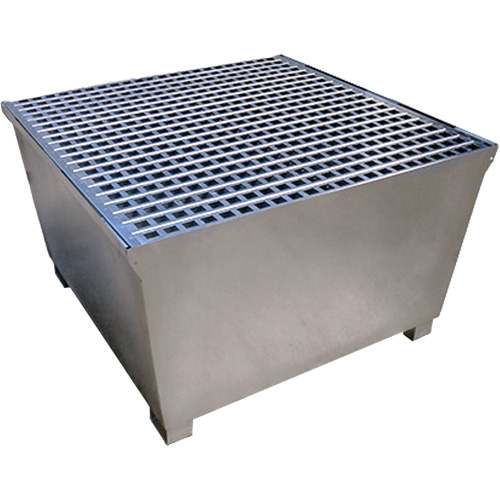 Steel Ultra-IBC Spill Pallet&reg;, 370 US gal. Spill Capacity, 57.6" x 34.7" x 56.9" Nia-Chem Ltd.
