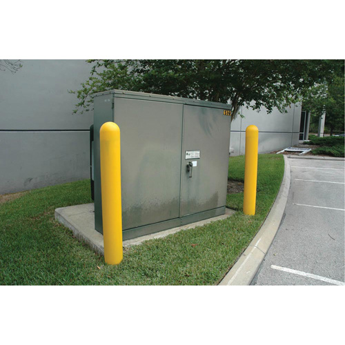 Ultra-Post Protector&reg;, 7" Dia. x 52" L, Yellow Nia-Chem Ltd.