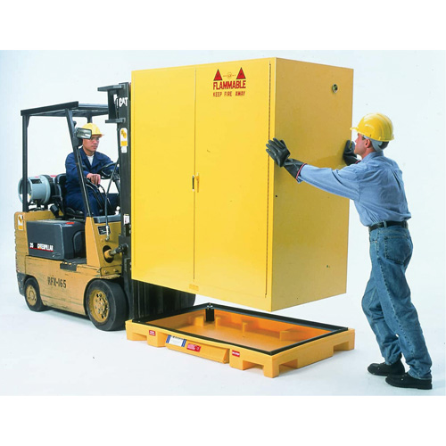 Double Drum Ultra-Safety Cabinet Bladder System&reg;, 63" L x 38.5" W x 6.3" H, 3000 lbs. Load Capacity Nia-Chem Ltd.