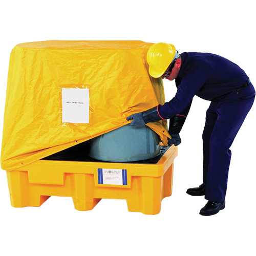 B&acirc;che de recouvrement palette d&eacute;versement, 2 barils Nia-Chem Ltd.