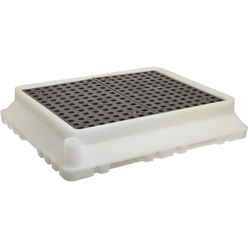 P4 Ultra-Spill Tray, 17" lo x 21" la x 4" h, Cap. de d&eacute;versement 2,9 gal. US Nia-Chem Ltd.