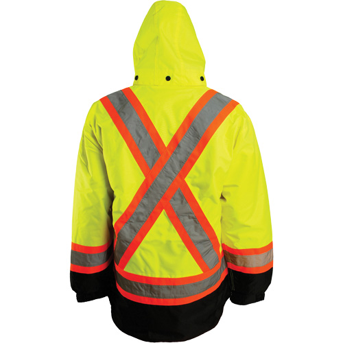 7-in-1 Jacket, Polyester, High Visibility Orange, 2X-Large Nia-Chem Ltd.