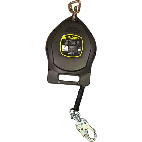 Cordage de s&eacute;curit&eacute; autor&eacute;tractable Falcon +, 50', Acier galvanis&eacute;, Pivotant Nia-Chem Ltd.