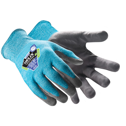 Helix&reg; 3055 Bamboo TwinFlex&reg; Cut-Resistant Gloves, Size 5/2X-Small, 18 Gauge, Nitrile Coated, HPPE/Polyamide Shell, ASTM ANSI Level A4 Nia-Chem Ltd.