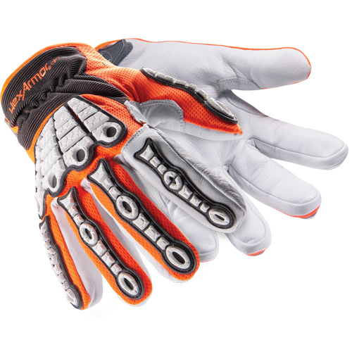 Gants r&eacute;sistants aux chocs Chrome SLT Oasis 4073, 6/T-petit, Paume en Ch&egrave;vre, Poignet Boucle et crochet Nia-Chem Ltd.