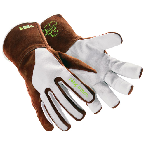 HeatArmor&reg; 5054 Welding Gloves, Grain Goatskin, Size Small/7 Nia-Chem Ltd.