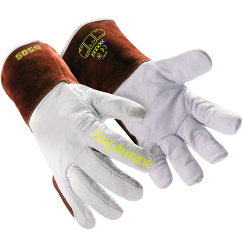 Gants de soudage HeatArmor 5058, Cuir fleur de ch&egrave;vre, Taille Petit/7 Nia-Chem Ltd.