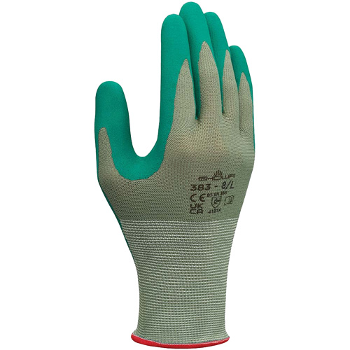 Gants de travail biod&eacute;gradables 383, 6/Petit, R&ecirc;vetement Nitrile, Calibre 13, Enveloppe en Polyester Nia-Chem Ltd.