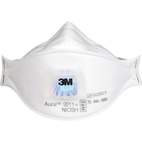 Respirateur &agrave; particules Aura 9211+, N95, Certifi&eacute; NIOSH Nia-Chem Ltd.