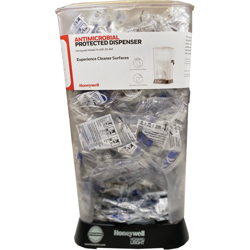 HL400 AM Corded Earplug Dispenser with AS-30W Earplugs Canister Nia-Chem Ltd.