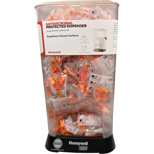 Distributeur de bouchons doreille filaires HL400 AM avec boîte de bouchons doreille TFP-30 Nia-Chem Ltd.