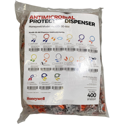 QD30 Earplugs Refill for HL400 Dispenser, Bulk - Polybag, Corded Nia-Chem Ltd.