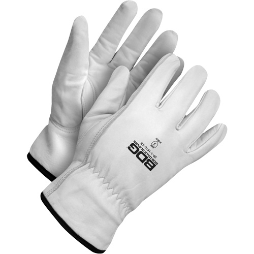 Puncture-Resistant Driver Gloves, Small, Grain Goatskin Palm Nia-Chem Ltd.