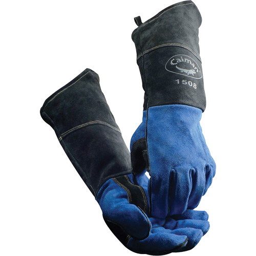 Gants de soudeur Caiman, Cuir de vache refendu, Taille Grand Nia-Chem Ltd.