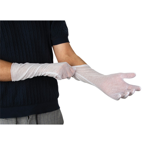 Gants d'inspection l&eacute;gers, Poly/coton, Poignet &agrave; ourlet, Hommes Nia-Chem Ltd.