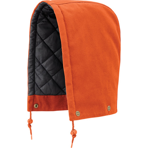 539 Hood for Quilted Safety Parka, Bomber or Coverall, Orange, Cotton Nia-Chem Ltd.