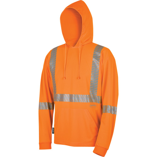 6964 Bird's-Eye Safety Hoodie, Small, High Visibility Orange Nia-Chem Ltd.