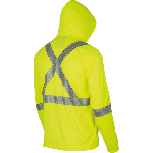 6965 Chandail &agrave; capuchon de s&eacute;curit&eacute; en il-de-perdrix, Petit, Jaune lime haute visibilit&eacute; Nia-Chem Ltd.