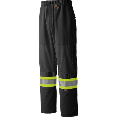 6003BKP Pantalon de s&eacute;curit&eacute; routi&egrave;re, Polyester, Petit, Noir Nia-Chem Ltd.