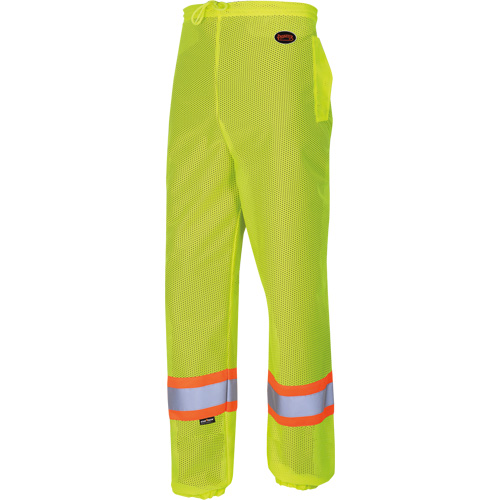 5670 Traffic Safety Pants, Polyester, 2X-Small/X-Small, High Visibility Lime-Yellow Nia-Chem Ltd.