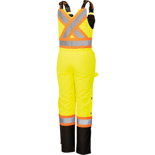5041BBW Combinaison de s&eacute;curit&eacute; imperm&eacute;able haute visibilit&eacute; pour femmes, Polyester, T-petit, Noir/Jaune lime haute visibilit&eacute; Nia-Chem Ltd.