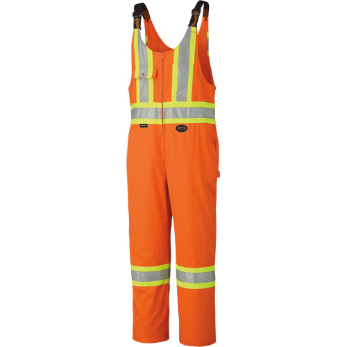 6617ZT High-Visibility Safety Overalls with Leg Zippers, Poly-Cotton, 40 (Tall), High Visibility Orange Nia-Chem Ltd.