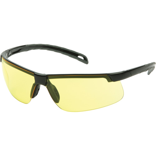 Lunettes de s&eacute;curit&eacute; Ever-Lite, Lentille Ambr&eacute;e, ANSI Z87+/R&eacute;pond ou surpasse la norme CSA Z94.3 Nia-Chem Ltd.