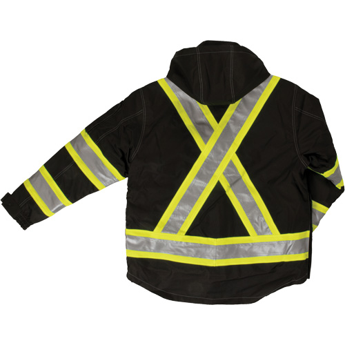 Manteau de s&eacute;curit&eacute; 4-en-1 en tissu ind&eacute;chirable, Polyester, Noir, T-petit Nia-Chem Ltd.