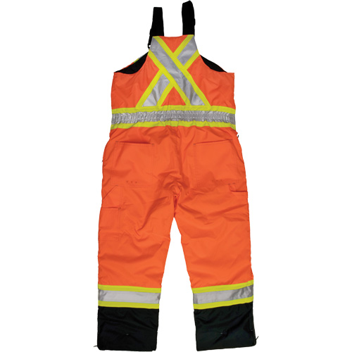 Ripstop Insulated Safety Bib Overall, Polyester, X-Small, High Visibility Orange Nia-Chem Ltd.