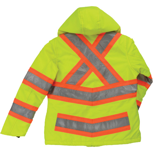 Manteau de s&eacute;curit&eacute; isolant et extensible pour femmes, Polyester, Jaune lime haute visibilit&eacute;, T-petit Nia-Chem Ltd.