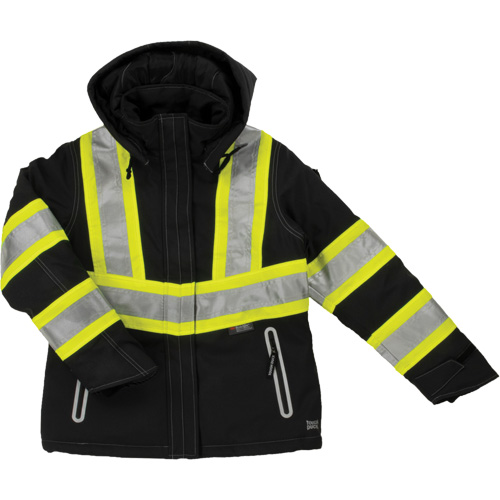 Womens Insulated Flex Safety Jacket, Polyester, Black, Large Nia-Chem Ltd.