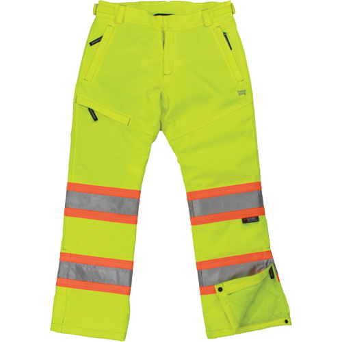 Womens Insulated Flex Safety Pant, Polyester, Small, High Visibility Lime-Yellow Nia-Chem Ltd.