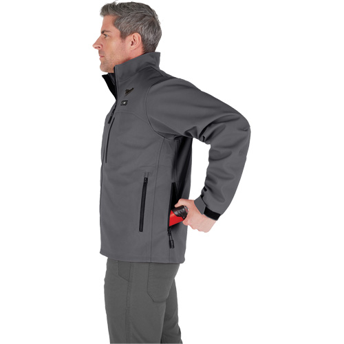 Manteau chauffante M12 ToughShell (manteau seulement), Hommes, T-Grand, Gris Nia-Chem Ltd.