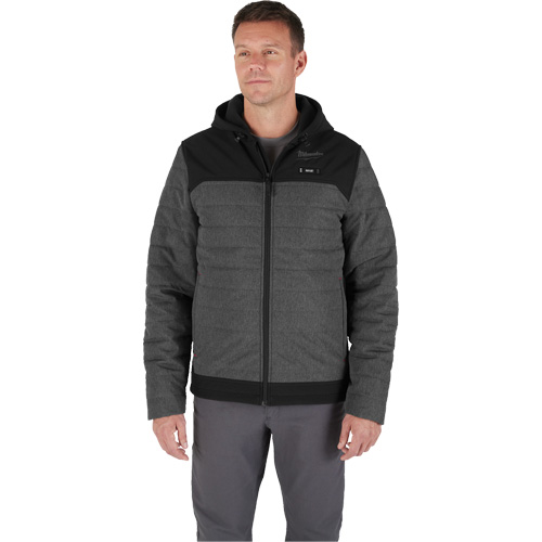 M12 Heated Quietshell Jacket with Battery, Men's, Small, Grey Nia-Chem Ltd.