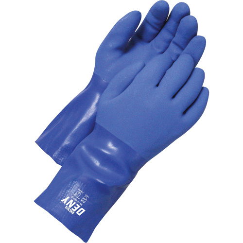 Gants textur&eacute;s, Taille 12, 12" lo, PVC, Doublure en Coton Nia-Chem Ltd.
