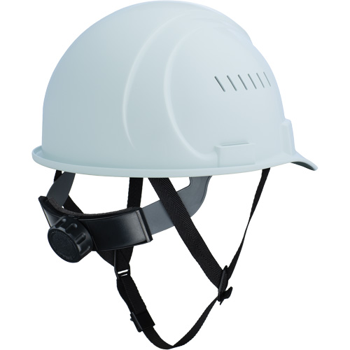 Casque North &agrave; bordure courte, R&eacute;pond aux normes CSA type 1, Suspension Rochet, Ventil&eacute; Nia-Chem Ltd.
