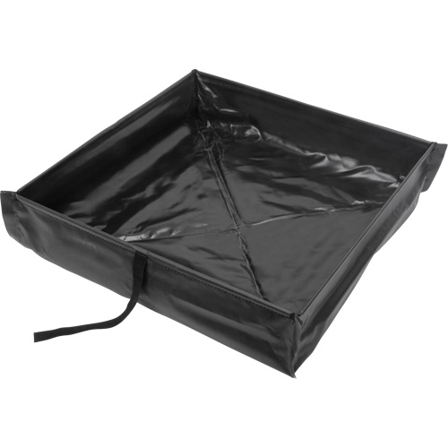 Collapsible Roll-Up Spill Berm, 15 US gal. Capacity, 2' W x 2' L x 6" H Nia-Chem Ltd.