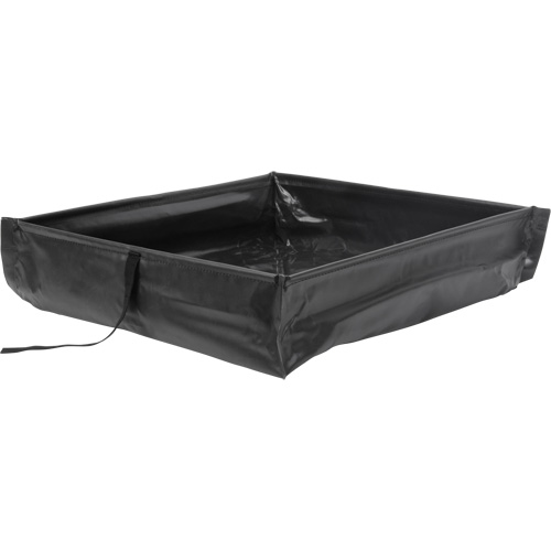 Collapsible Roll-Up Spill Berm, 15 US gal. Capacity, 2' W x 2' L x 6" H Nia-Chem Ltd.