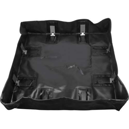 Berme repliable, Capacit&eacute; 30 gal. US, 3' la x 3' lo x 6" h, Support &agrave; encliqueter Nia-Chem Ltd.