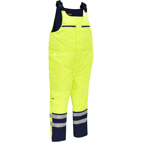 Salopette pour le froid extr&ecirc;me Bisley, Polyester, Petit, Jaune lime haute visibilit&eacute; Nia-Chem Ltd.