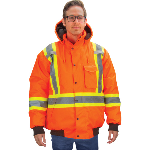 Parka d'hiver imperm&eacute;able 7-en-1, Orange haute visibilit&eacute;, Grand Nia-Chem Ltd.