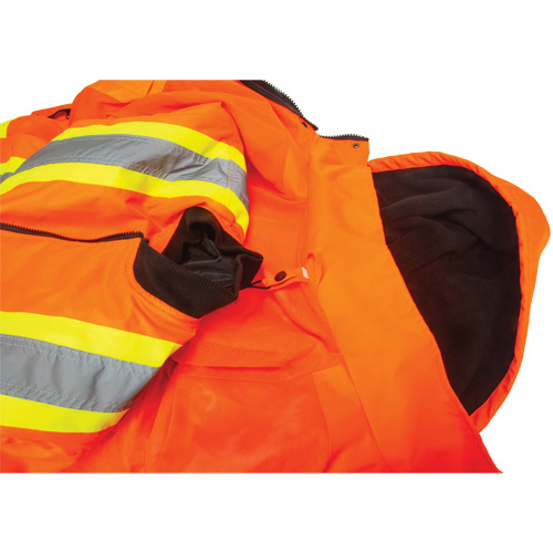 Parka d'hiver imperm&eacute;able 7-en-1, Orange haute visibilit&eacute;, Grand Nia-Chem Ltd.