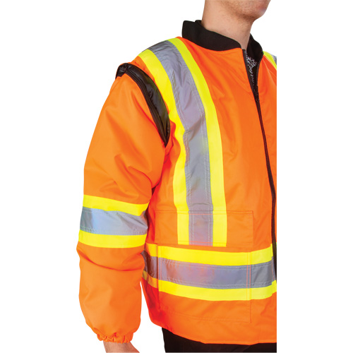 Parka d'hiver imperm&eacute;able 7-en-1, Orange haute visibilit&eacute;, Grand Nia-Chem Ltd.