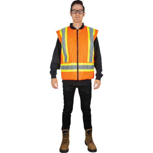 Parka d'hiver imperm&eacute;able 7-en-1, Orange haute visibilit&eacute;, Grand Nia-Chem Ltd.